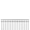 Nuvo Iron Legacy Collection 72in. Wide x 60in. High, Iron Fence Panel w/Coral Profile. Incld 6 Fence Brackets CPRTB7260 - alternate 5